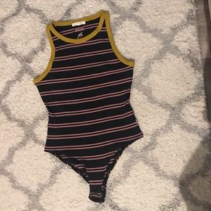 Vans striped body suit
